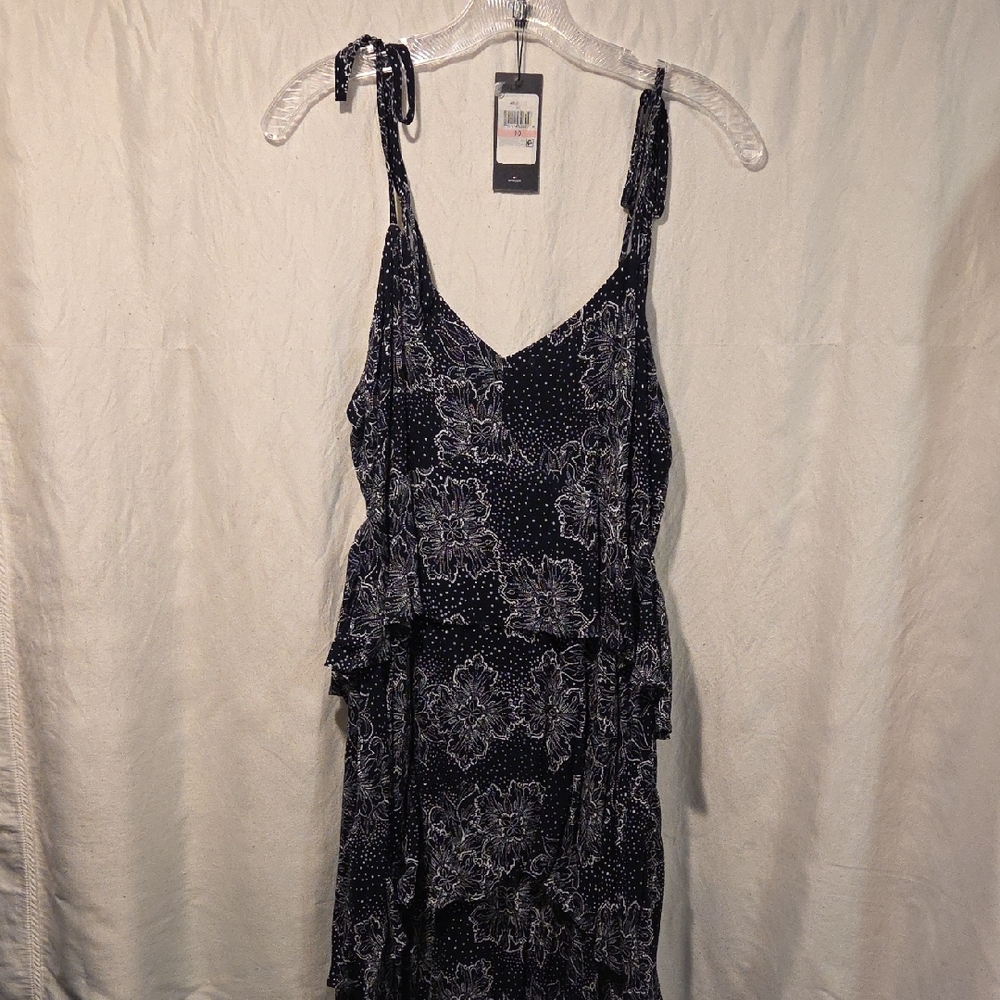 Tommy Hilfiger Black Asymmetrical Sundress